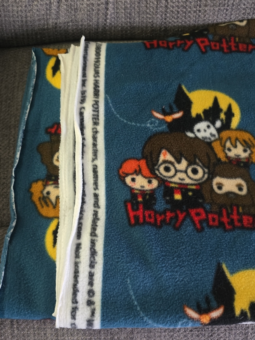 Harry Potter Fleece Fabric Piece